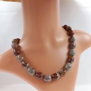 Jay King Mine Finds Desert Rose Trading Company Genuine Stone Necklace 925